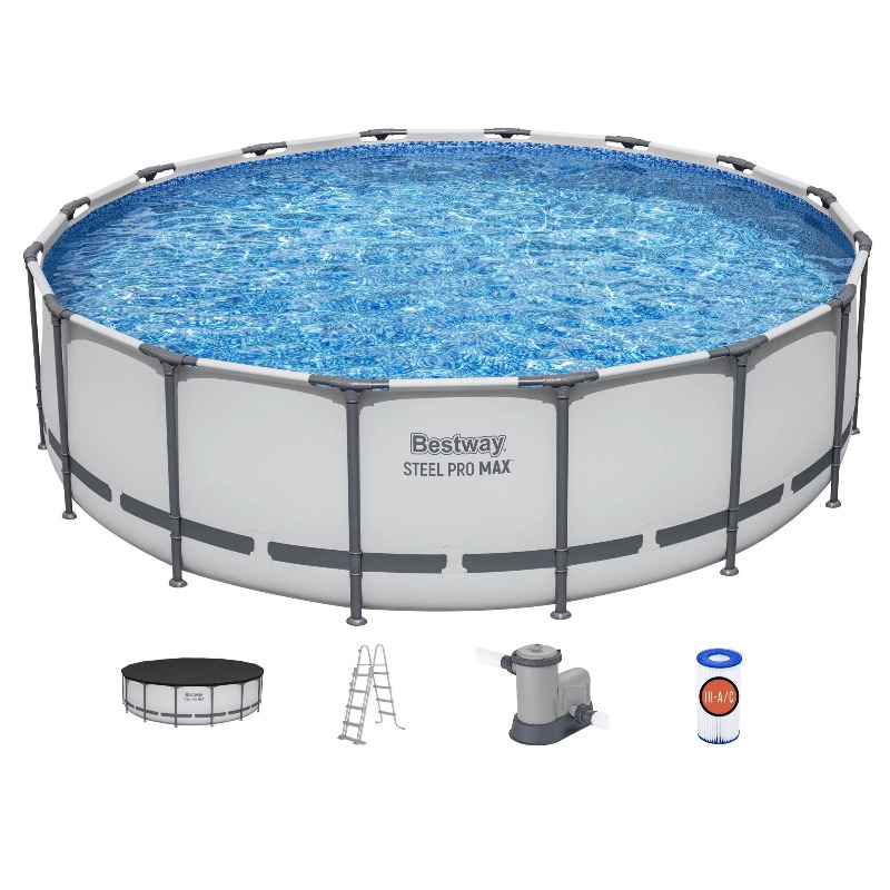 Pool Ladder Above Ground - Stalowy basen naziemny Steel Pro MAX,