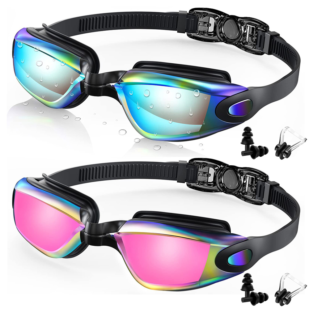 Swim Goggles Anti Fog Uv - 2 opakowanie okulary pływackie ochrona przeciwmgielna