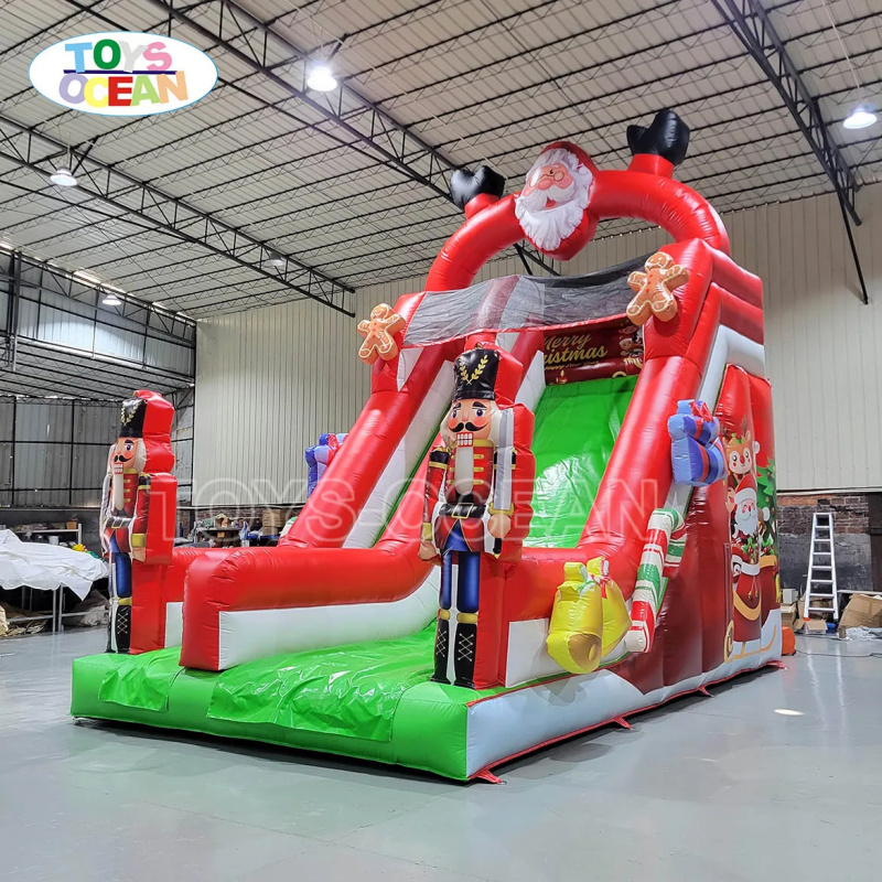 Water Slide Inflatable - Dostosowywana, dmuchana zjeżdżalnia świąteczna na zewnątrz,