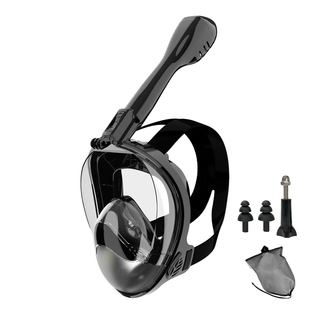 Snorkel Mask Full Face - Maska do nurkowania z rurką na