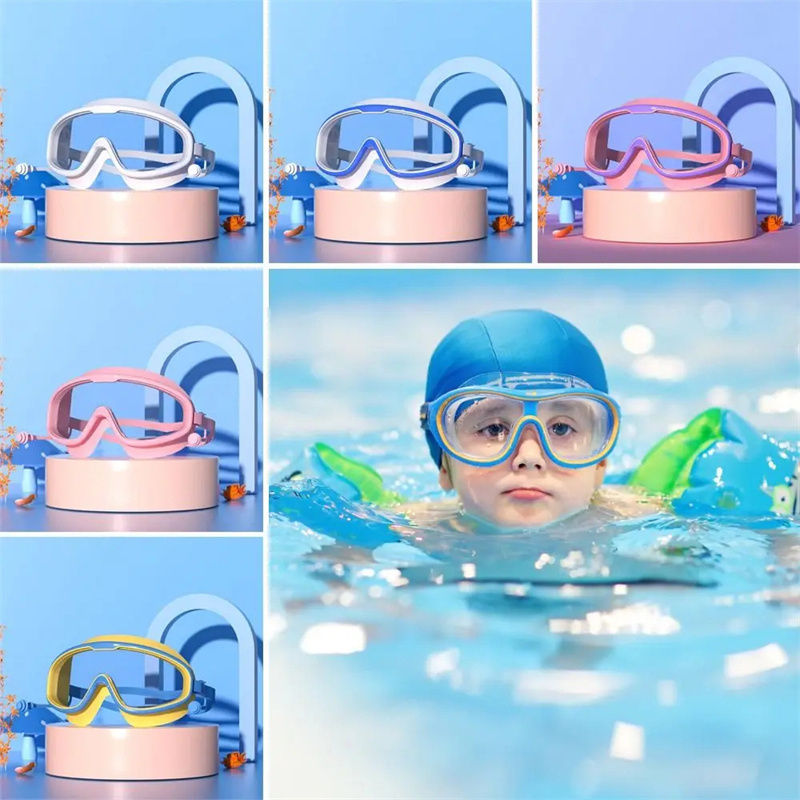 Swim Goggles Anti Fog Uv - Profesjonalne okulary pływackie przeciwmgielne z zatyczkami