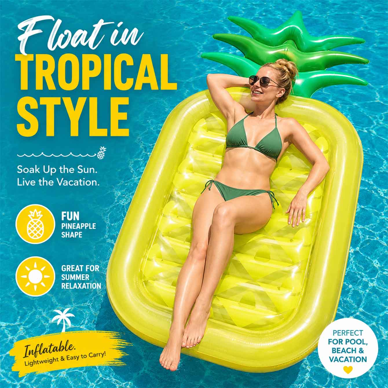 Pool Lounger Inflatable - Dmuchane materace do pływania, dmuchane materace