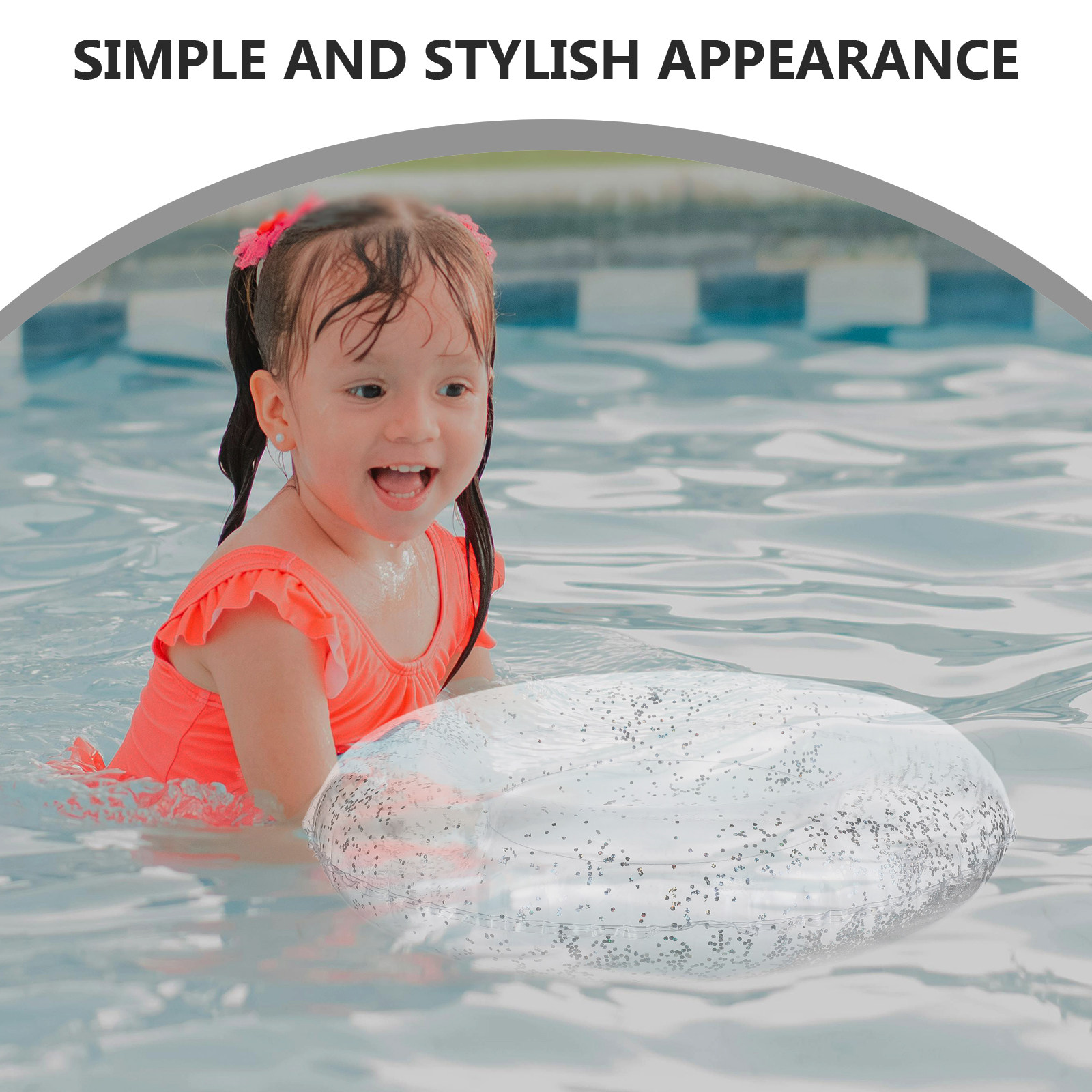 Pool Float Ring Inflatable - 60 cm dmuchane koło do pływania