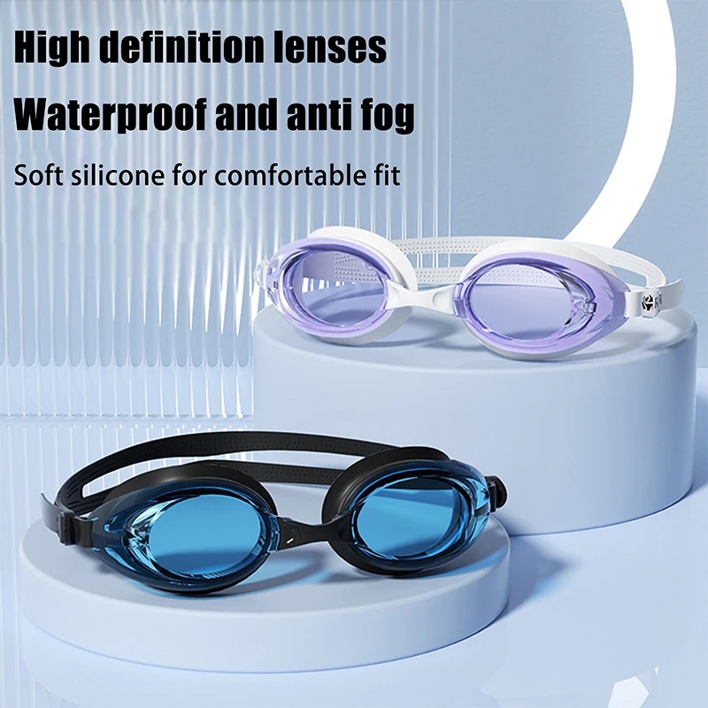 Swim Goggles Anti Fog Uv - Profesjonalne okulary pływackie dla dorosłych mężczyzn