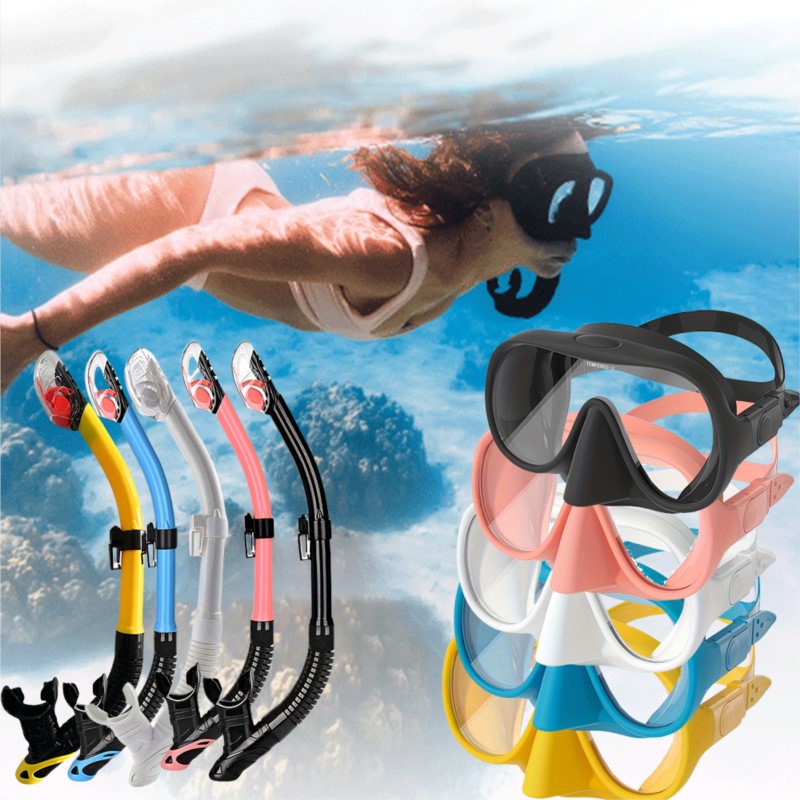 Snorkel Mask Full Face - Profesjonalny sprzęt do freedivingu, wysokowydajna rurka