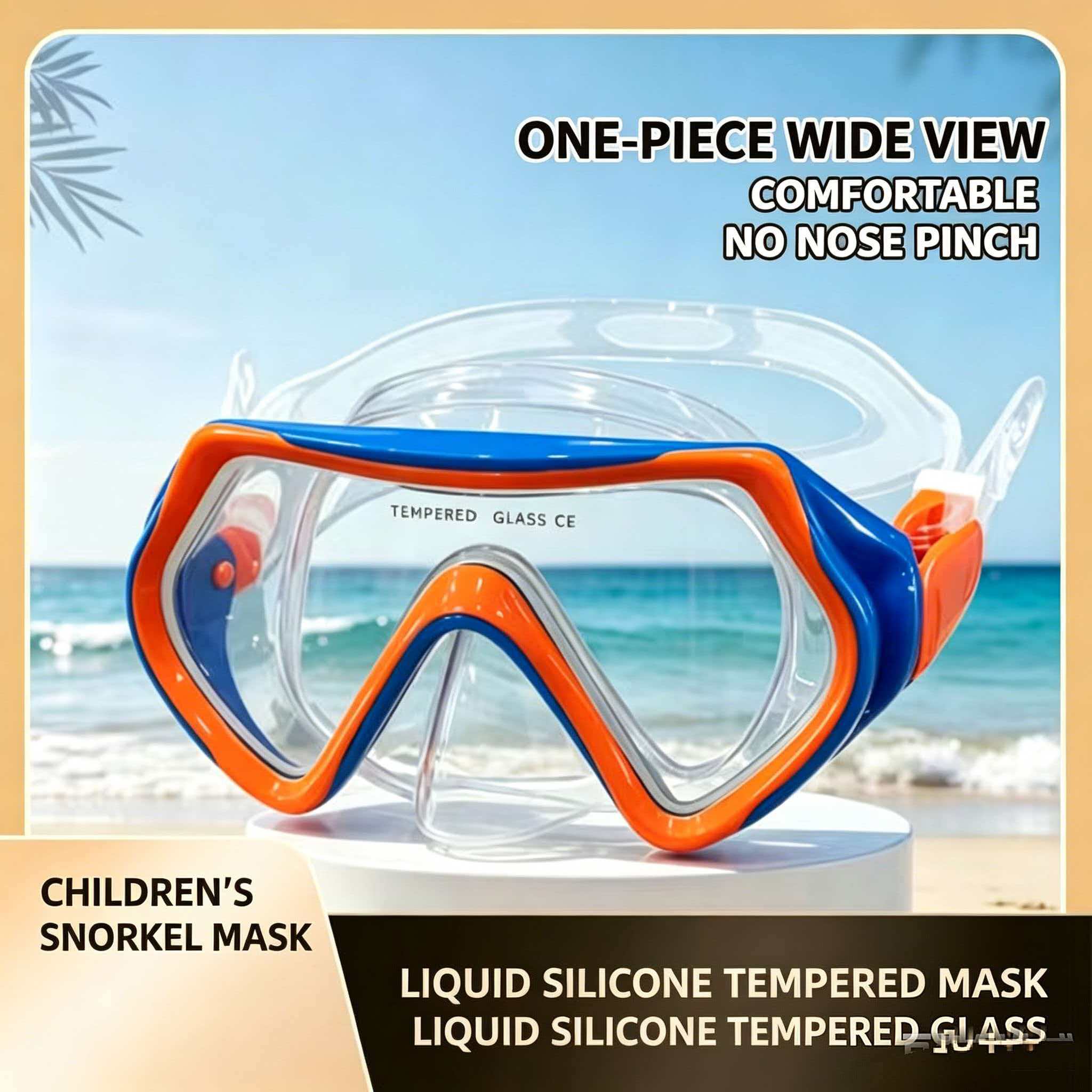 Snorkel Mask Full Face - Nowy zestaw do snorkelingu z silikonową