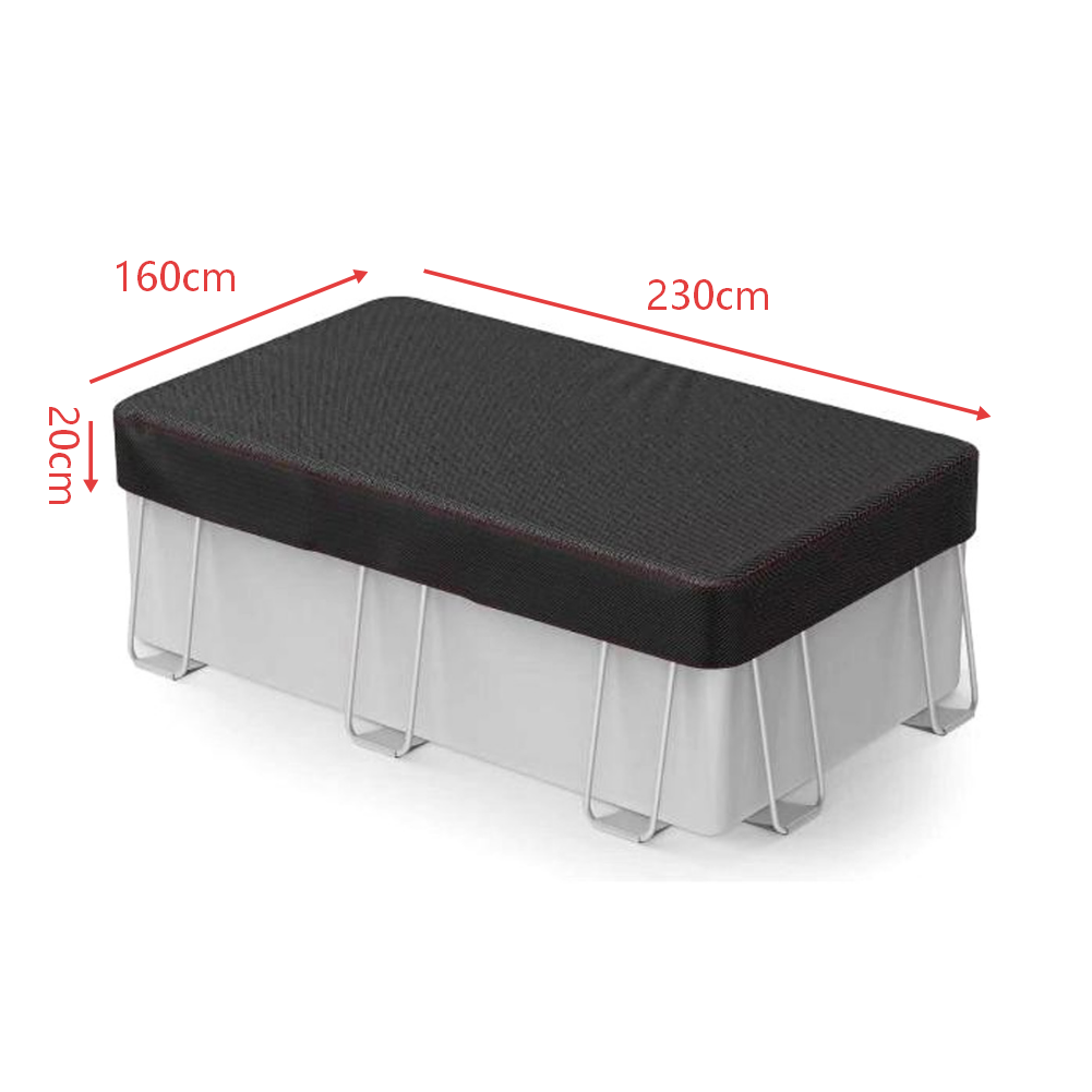 Pool Cover Waterproof - Pokrowiec na basen Oxford 210D, prostokątny,