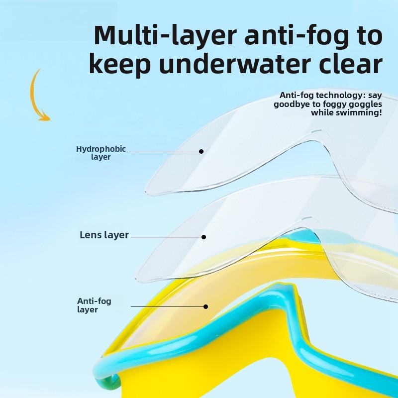 Okulary pływackie dla dzieci,  – Swim Goggles Anti Fog Uv recenzja i cena