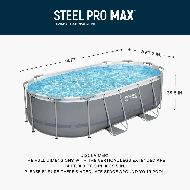 Bestway Steel Pro MAX 14ft x 8 – Pool Ladder Above Ground recenzja i cena