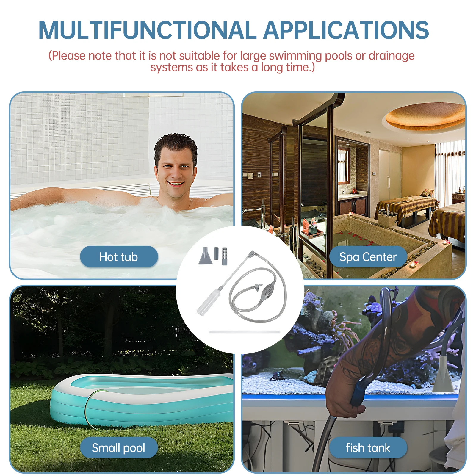 Odkurzacz do wanny z hydromasa – Pool Vacuum Manual recenzja i cena