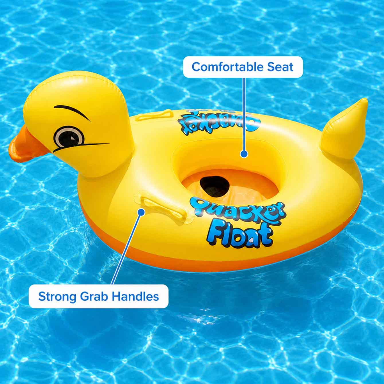 1 szt. Nadmuchiwane kaczykowe  – Pool Float Ring Inflatable recenzja i cena