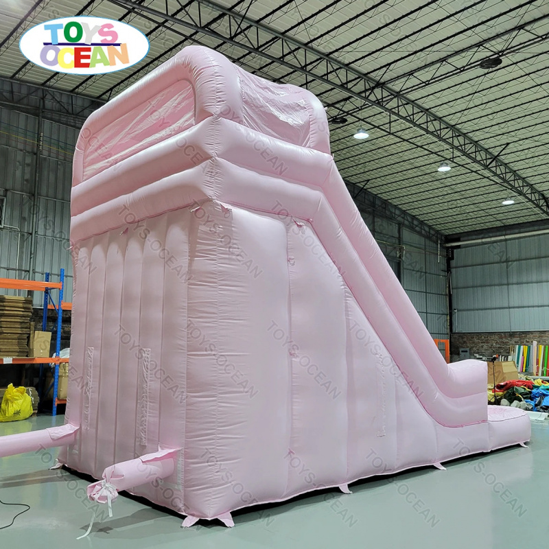 Profesjonalna różowa dmuchana  – Water Slide Inflatable recenzja i cena