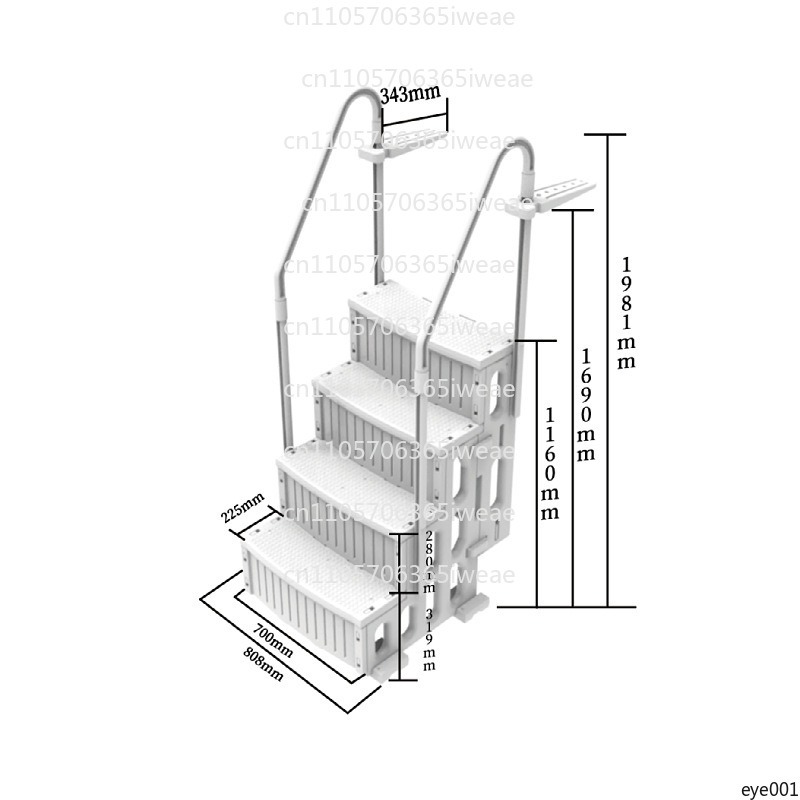Drabinka do basenu klasyczna,  – Pool Ladder Above Ground recenzja i cena