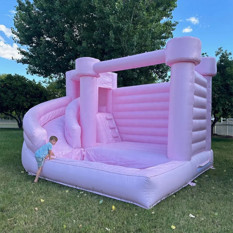 Niestandardowy różowy dmuchany – Water Slide Inflatable recenzja i cena