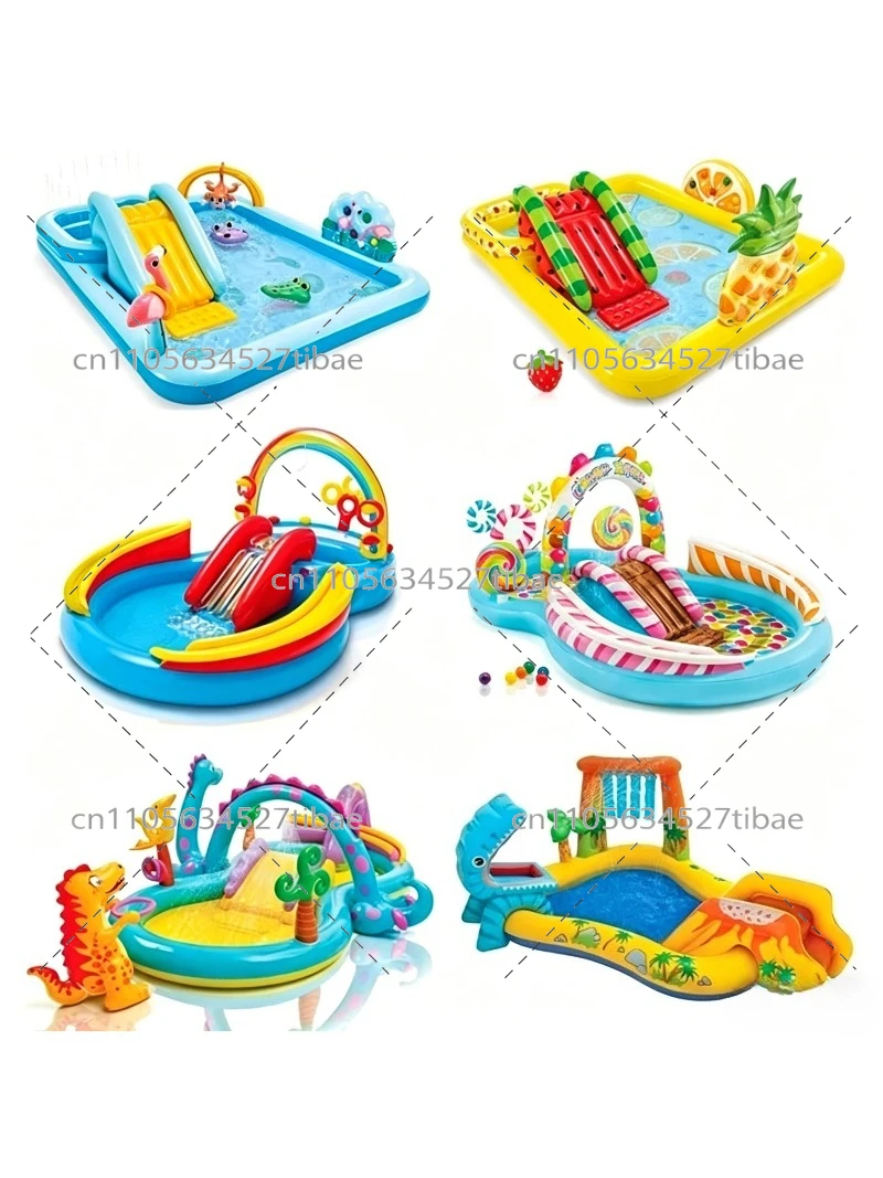 Nadmuchiwany tęczowy basen dla – Water Slide Inflatable recenzja i cena