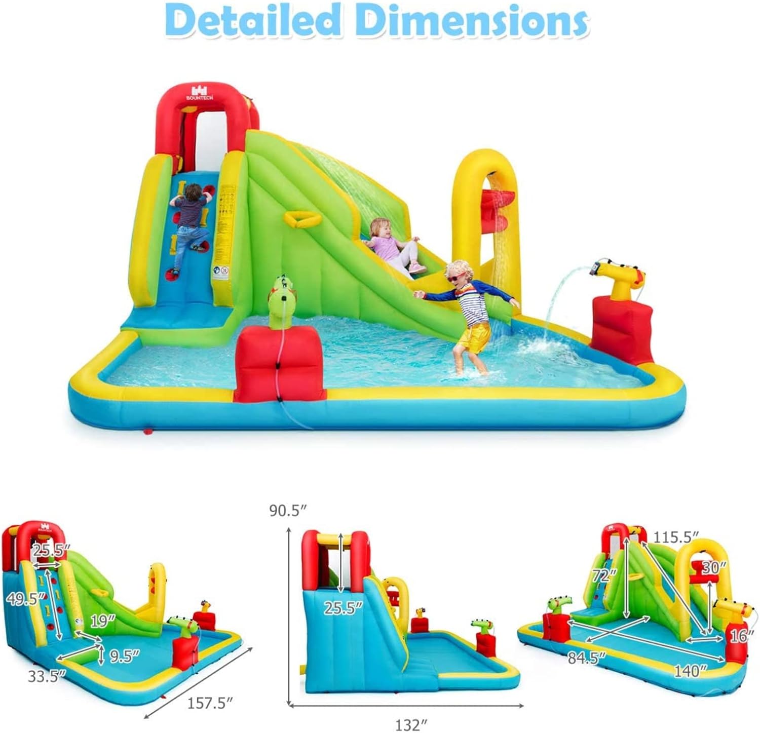 Mega Dmuchany Park Wodny dla D – Water Slide Inflatable recenzja i cena