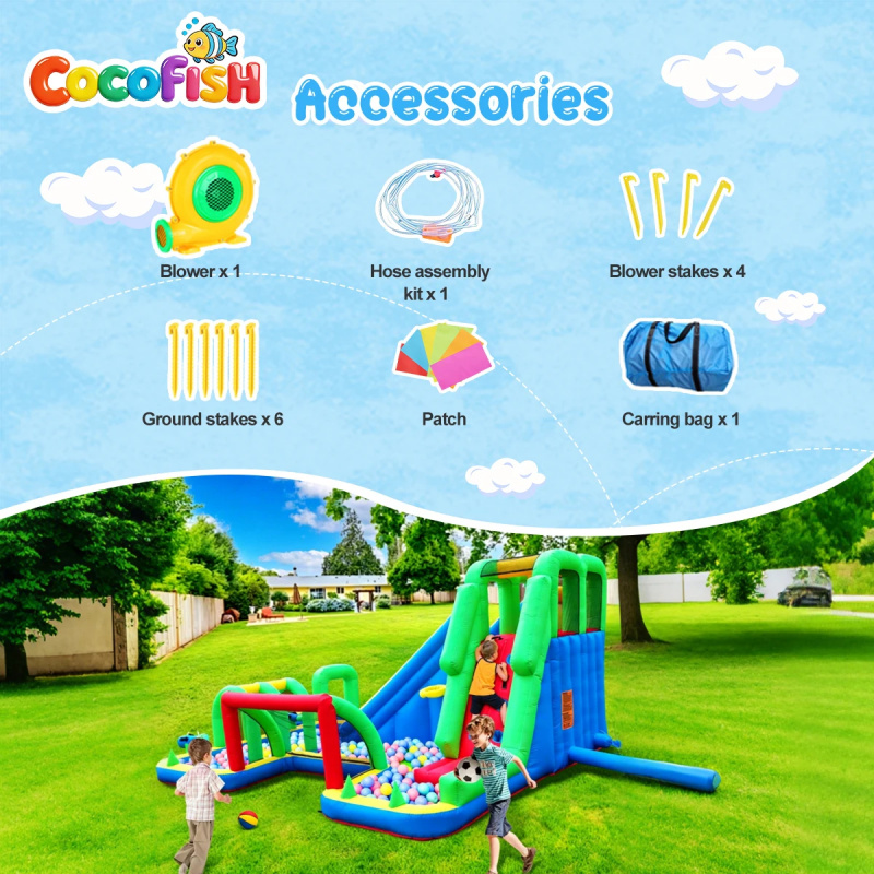 Duży dmuchany park wodny Cocof – Water Slide Inflatable recenzja i cena
