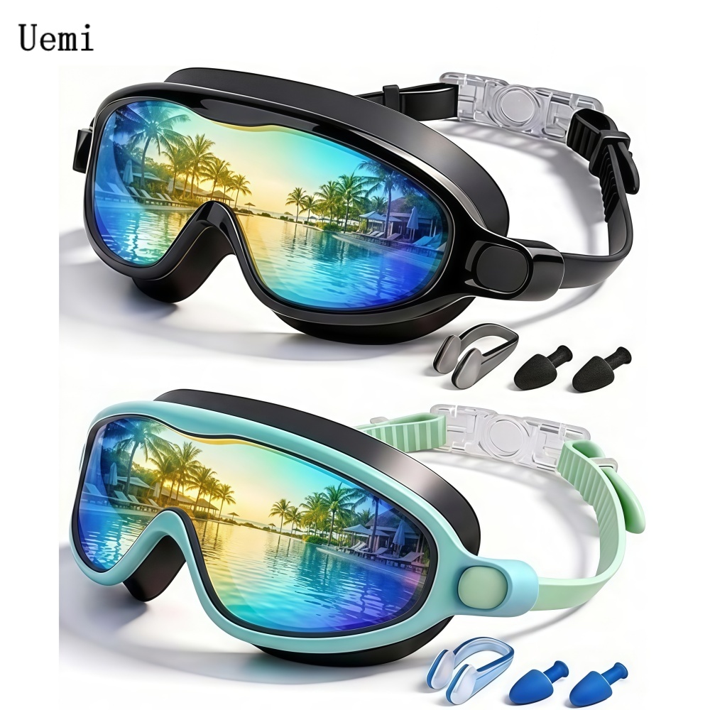 Okulary pływackie, szerokokątn – Swim Goggles Anti Fog Uv recenzja i cena
